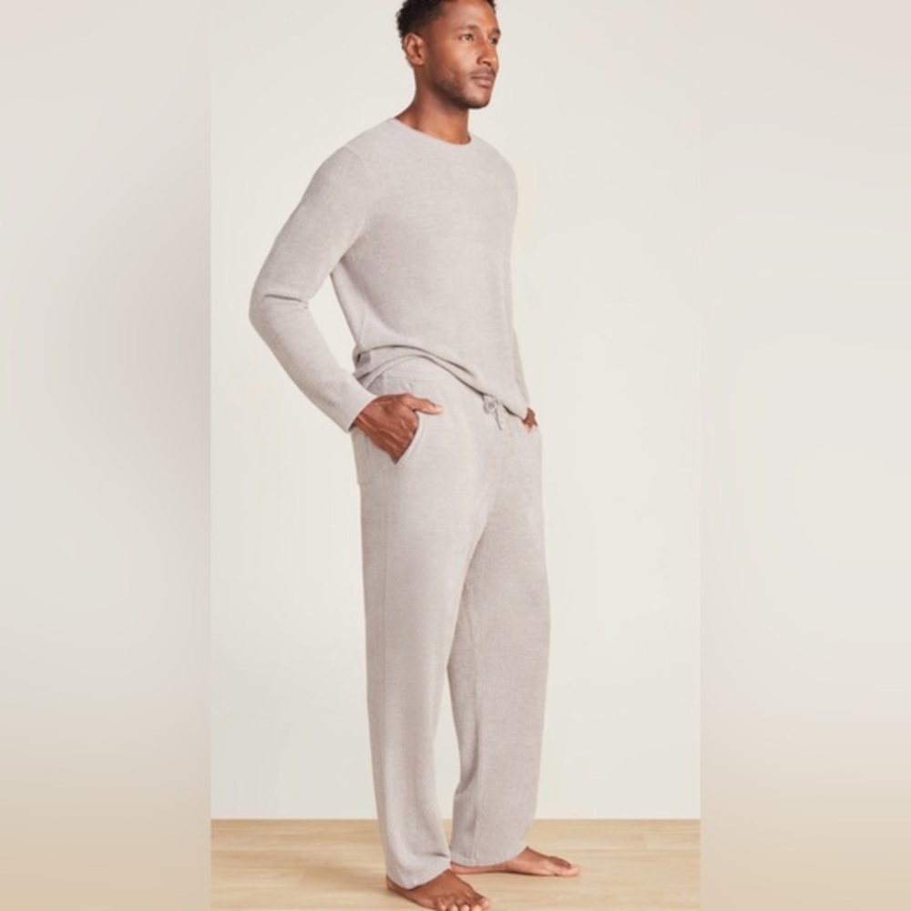 Barefoot Dreams LUXE CHIC VELOUR JOGGER, Men's Size 2X Color: Grey